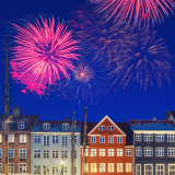 Fireworks over Copenhagen